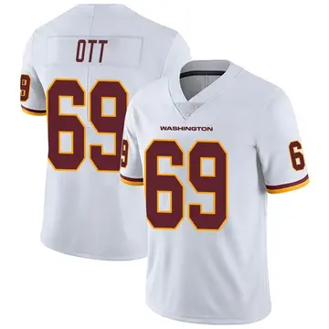 Men's Tyler Ott Washington Commanders Limited White Vapor Untouchable Jersey