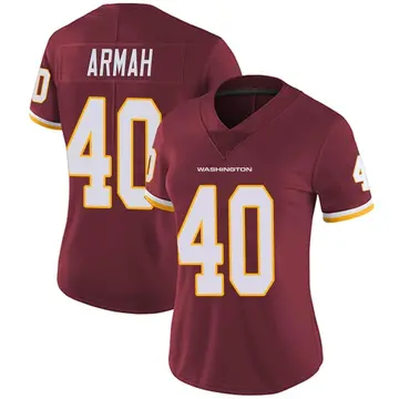 Women's Alex Armah Washington Commanders Limited Burgundy Team Color Vapor Untouchable Jersey