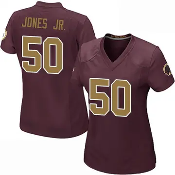 Women's Andre Jones Jr. Washington Commanders Game Burgundy Alternate Jersey