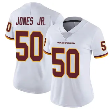 Women's Andre Jones Jr. Washington Commanders Limited White Vapor Untouchable Jersey