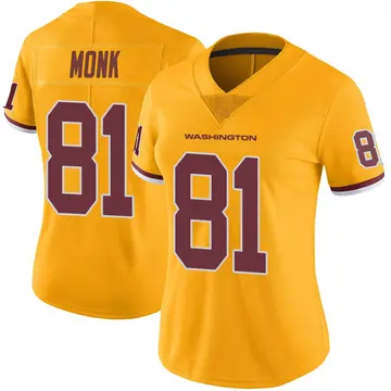 Women's Art Monk Washington Commanders Limited Gold Color Rush Jersey