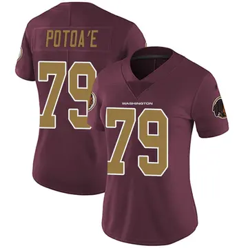 Women's Benning Potoa'e Washington Commanders Limited Burgundy Alternate Vapor Untouchable Jersey