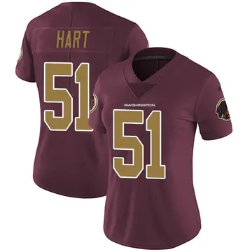 Women's Bobby Hart Washington Commanders Limited Burgundy Alternate Vapor Untouchable Jersey