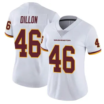 Women's Brandon Dillon Washington Commanders Limited White Vapor Untouchable Jersey