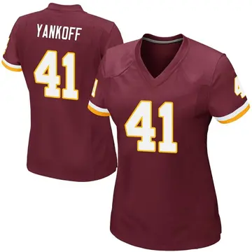 Women's Colson Yankoff Washington Commanders Game Burgundy Team Color Jersey