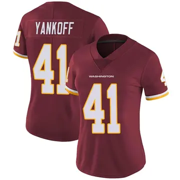 Women's Colson Yankoff Washington Commanders Limited Burgundy Team Color Vapor Untouchable Jersey