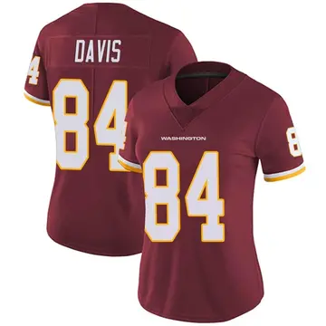 Women's Davion Davis Washington Commanders Limited Burgundy Team Color Vapor Untouchable Jersey