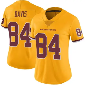 Women's Davion Davis Washington Commanders Limited Gold Color Rush Jersey