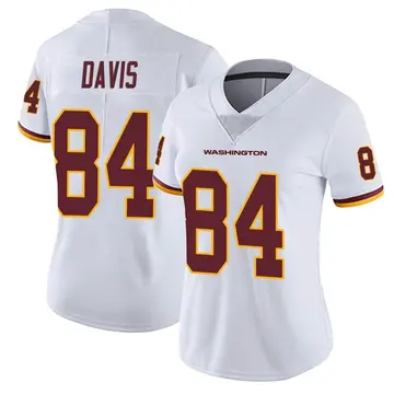 Women's Davion Davis Washington Commanders Limited White Vapor Untouchable Jersey