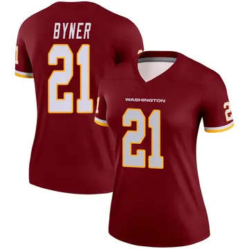 Women's Earnest Byner Washington Commanders Legend Burgundy Jersey