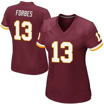 Women's Emmanuel Forbes Jr. Washington Commanders Game Burgundy Team Color Jersey