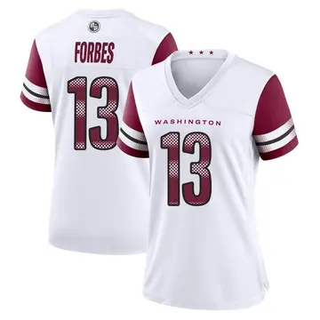 Women's Emmanuel Forbes Jr. Washington Commanders Game White Jersey