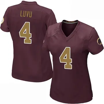 Women's Frankie Luvu Washington Commanders Game Burgundy Alternate Jersey