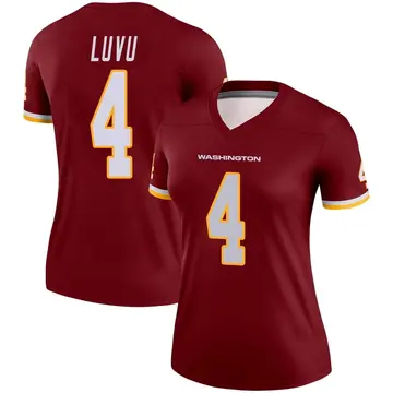 Women's Frankie Luvu Washington Commanders Legend Burgundy Jersey