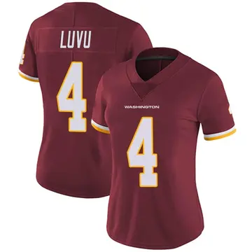 Women's Frankie Luvu Washington Commanders Limited Burgundy Team Color Vapor Untouchable Jersey