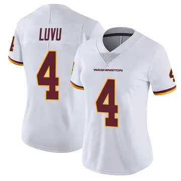 Women's Frankie Luvu Washington Commanders Limited White Vapor Untouchable Jersey