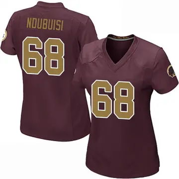 Women's Haggai Ndubuisi Washington Commanders Game Burgundy Alternate Jersey