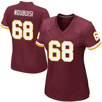 Women's Haggai Ndubuisi Washington Commanders Game Burgundy Team Color Jersey