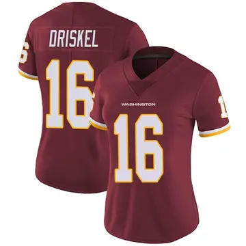 Women's Jeff Driskel Washington Commanders Limited Burgundy Team Color Vapor Untouchable Jersey