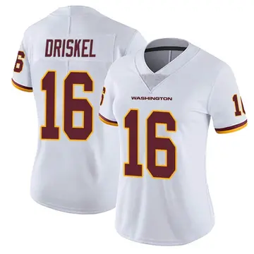 Women's Jeff Driskel Washington Commanders Limited White Vapor Untouchable Jersey