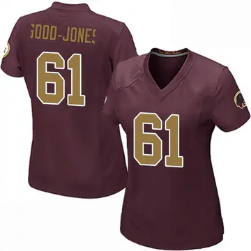 Women's Julian Good-Jones Washington Commanders Game Burgundy Alternate Jersey