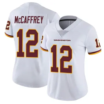 Women's Luke McCaffrey Washington Commanders Limited White Vapor Untouchable Jersey