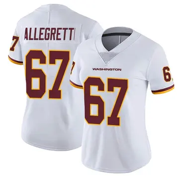 Women's Nick Allegretti Washington Commanders Limited White Vapor Untouchable Jersey