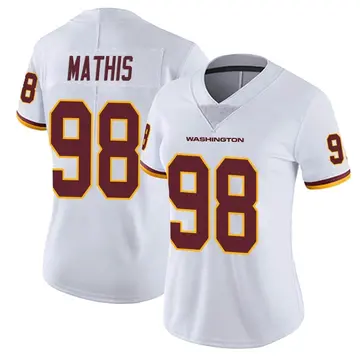 Women's Phidarian Mathis Washington Commanders Limited White Vapor Untouchable Jersey