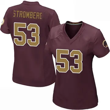 Women's Ricky Stromberg Washington Commanders Game Burgundy Alternate Jersey