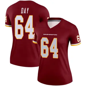 Women's Sheldon Day Washington Commanders Legend Burgundy Jersey