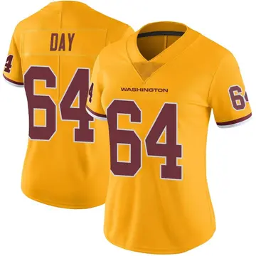 Women's Sheldon Day Washington Commanders Limited Gold Color Rush Jersey