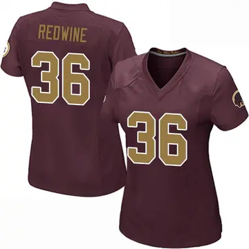 Women's Sheldrick Redwine Washington Commanders Game Burgundy Alternate Jersey