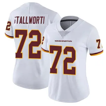 Women's Taylor Stallworth Washington Commanders Limited White Vapor Untouchable Jersey