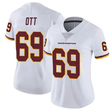 Women's Tyler Ott Washington Commanders Limited White Vapor Untouchable Jersey