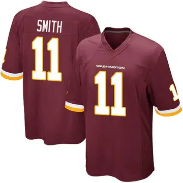 Youth Alex Smith Washington Commanders Game Burgundy Team Color Jersey