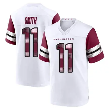 Youth Alex Smith Washington Commanders Game White Jersey