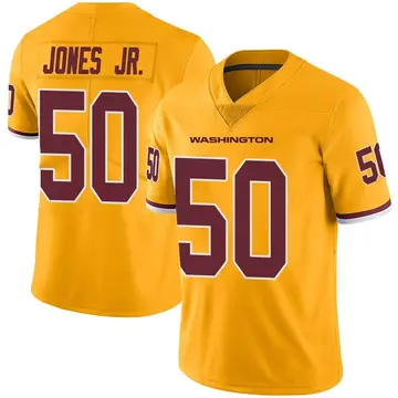 Youth Andre Jones Jr. Washington Commanders Limited Gold Color Rush Jersey