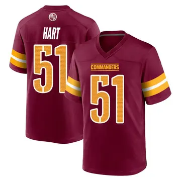 Youth Bobby Hart Washington Commanders Game Burgundy Jersey