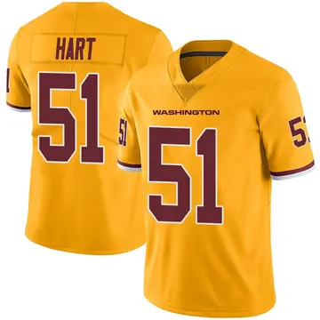 Youth Bobby Hart Washington Commanders Limited Gold Color Rush Jersey