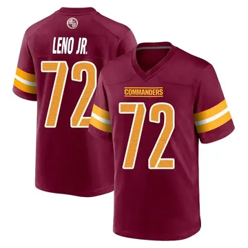 Youth Charles Leno Jr. Washington Commanders Game Burgundy Jersey