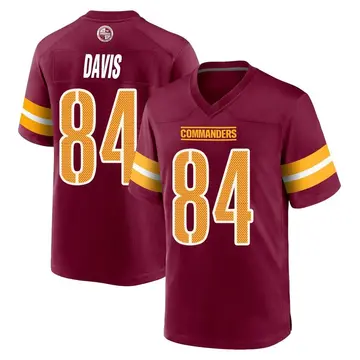 Youth Davion Davis Washington Commanders Game Burgundy Jersey