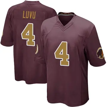 Youth Frankie Luvu Washington Commanders Game Burgundy Alternate Jersey