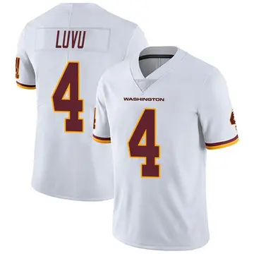 Youth Frankie Luvu Washington Commanders Limited White Vapor Untouchable Jersey