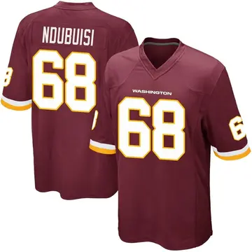 Youth Haggai Ndubuisi Washington Commanders Game Burgundy Team Color Jersey