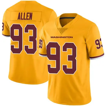 Youth Jonathan Allen Washington Commanders Limited Gold Color Rush Jersey