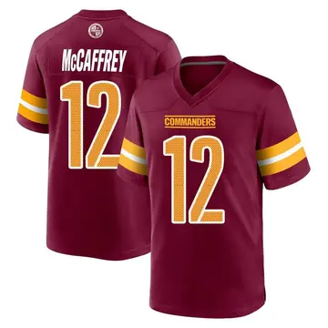 Youth Luke McCaffrey Washington Commanders Game Burgundy Jersey