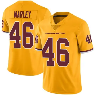 Youth Nico Marley Washington Commanders Limited Gold Color Rush Jersey