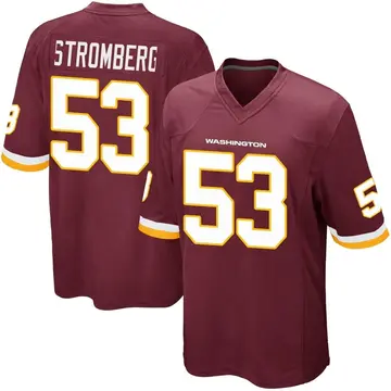 Youth Ricky Stromberg Washington Commanders Game Burgundy Team Color Jersey