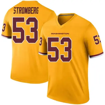 Youth Ricky Stromberg Washington Commanders Legend Gold Color Rush Jersey