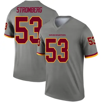 Youth Ricky Stromberg Washington Commanders Legend Gray Inverted Jersey